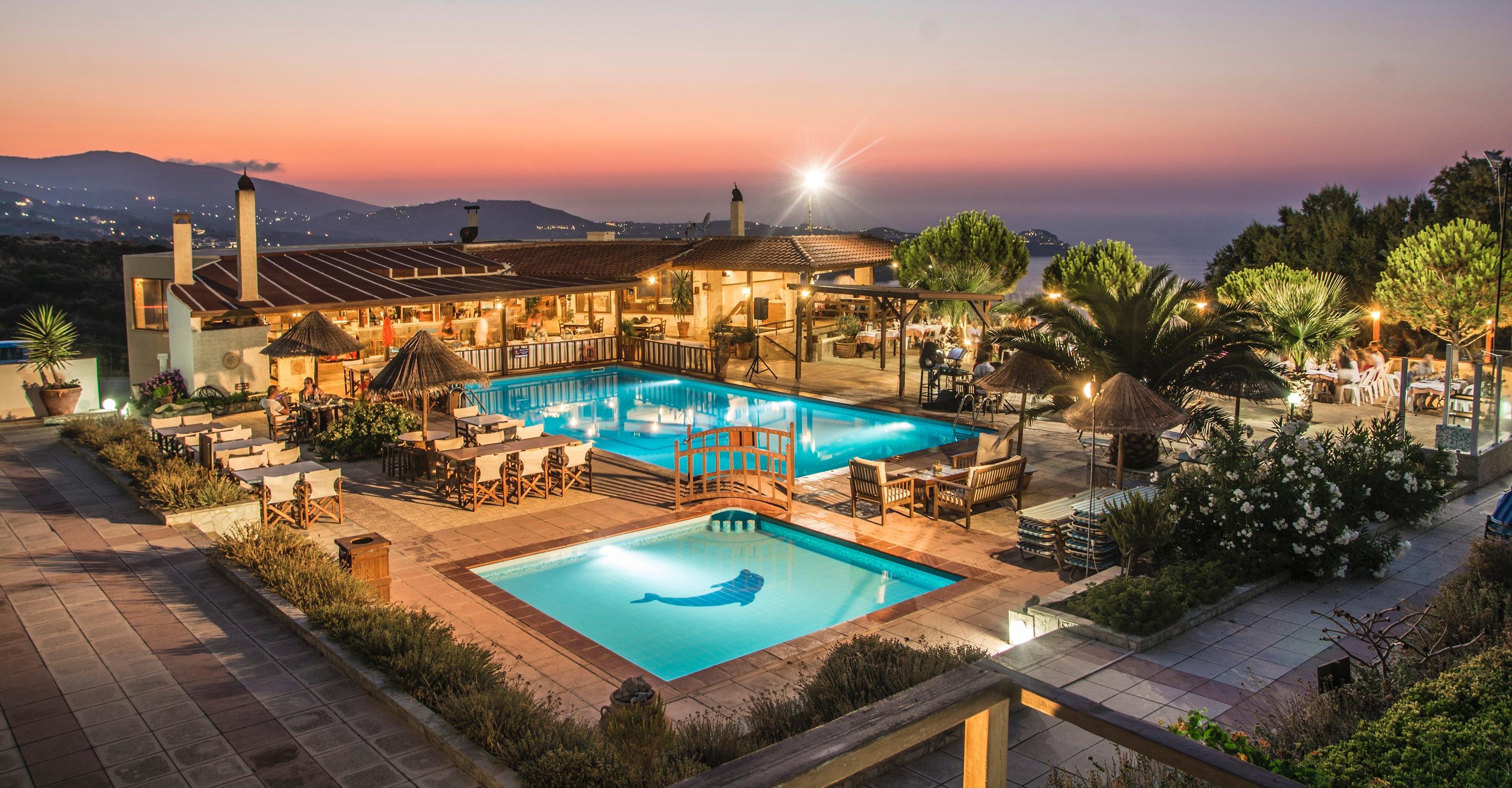 Spiros-Soula Family Hotel & Apartments Agia Pelagia Exterior foto